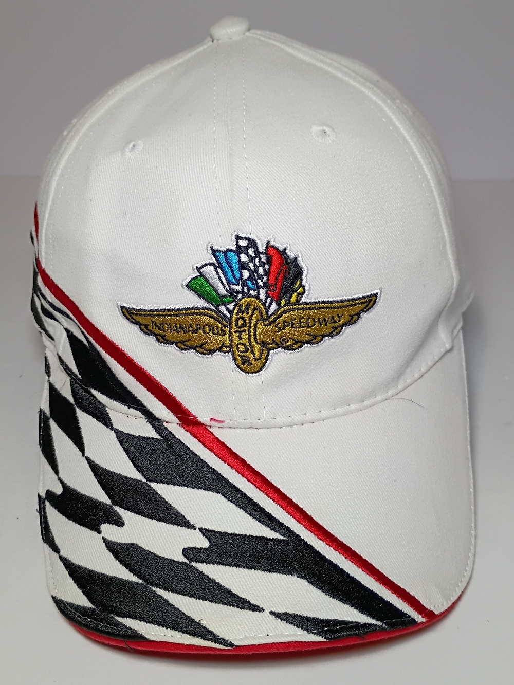 Vintage 2006 Indianapolis Motor Speedway Hat Adjustable White Twill Main Gate